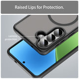 Husa de protectie Techsuit HaloFrost II MagSafe compatibil cu Samsung Galaxy S26 Plus, Negru