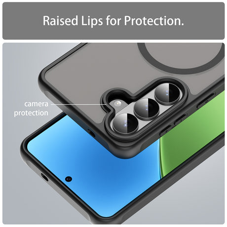 Husa de protectie Techsuit HaloFrost II MagSafe compatibil cu Samsung Galaxy S26 Plus, Negru