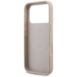 Husa de protectie Guess Hardcase 4G with Strap Triangle Logo MagSafe (GUHMP17LP4TSDPPSP) compatibil cu iPhone 17 Pro, Roz