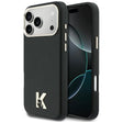 Husa de protectie Karl Lagerfeld Hardcase Leather Khead Logo MagSafe (KLHMP17X5PGFKHGK) compatibil cu iPhone 17 Pro Max, Negru