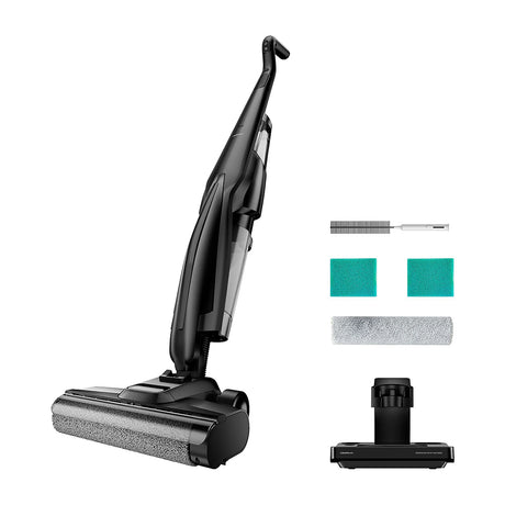 Deerma Cordless Vacuum Cleaner (VX100 Ultra), Dry & Wet Cleaning, 20000Pa, 300W, Auto Brush Wash, 4000mAh, IPX6, Negru