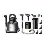 Gadget Deerma Steam Cleaner (BY700 S), 13000Pa, 1700W, High Temperature, 3 Modes, 5 Brush Heads, 6D Wash, Self-Cleaning, Negru