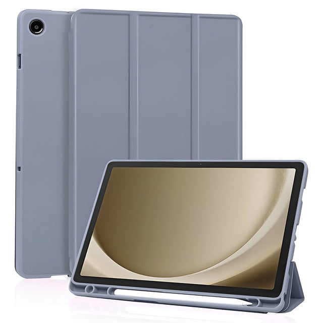 Husa de protectie tableta Techsuit Flex Trifold (with Pencil Holder) compatibil cu Samsung Galaxy Tab A11 Plus / A9 Plus, Mov