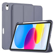 Husa de protectie tableta Techsuit Flex Trifold (with Pencil Holder) compatibil cu iPad 10 (2022) 10.9 / 11 (2025), Mov
