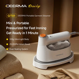 Gadget Deerma Handheld Garment Steamer (GT01), Portable, 180°C Steam, Ergonomic Handle, 1200W, 25000Pa, Ceramic Panel, Alb