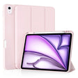 Husa de protectie tableta Techsuit Flex Trifold (with Pencil Holder) compatibil cu iPad Air 11 (2024) / Air 11 (2025) / Air 11 (2026), Roz