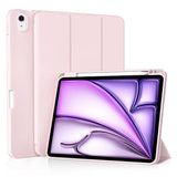 Husa de protectie tableta Techsuit Flex Trifold (with Pencil Holder) compatibil cu iPad Air 11 (2024) / Air 11 (2025) / Air 11 (2026), Roz