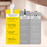 Gadget Deerma Eyelash Curler (JM01), Bionic, Smart 3-Level Heat Control, 400mAh, 2W, Safe Color-Changing Silicone, Alb