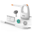 Gadget Deerma Handheld Steam Cleaner (ZQ01), Eliminates Bacteria 99,99%, 1300W, 100°, 36g/min Steam Flow, Brush Attachments, Alb