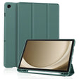 Husa de protectie tableta Techsuit Flex Trifold (with Pencil Holder) compatibil cu Samsung Galaxy Tab A11 Plus / A9 Plus, Verde