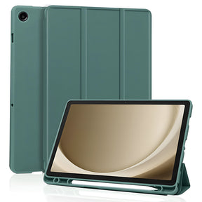 Husa de protectie tableta Techsuit Flex Trifold (with Pencil Holder) compatibil cu Samsung Galaxy Tab A11 Plus / A9 Plus, Verde
