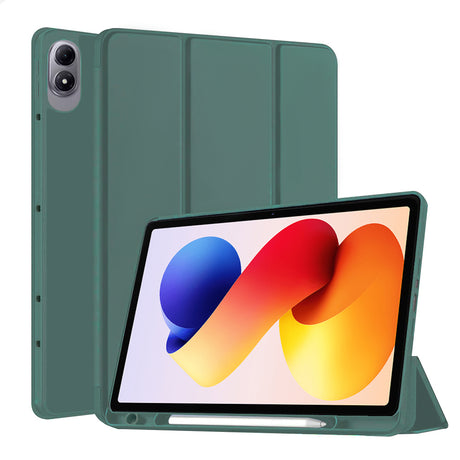 Husă de protecție Techsuit Flex Trifold verde pentru Xiaomi Redmi Pad 2 Pro