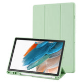 Husa de protectie tableta Techsuit Flex Trifold (with Pencil Holder) compatibil cu Samsung Galaxy Tab A8 10.5 (2021), Matcha Green