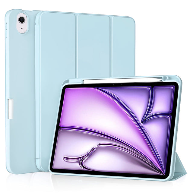 Husa de protectie tableta Techsuit Flex Trifold (with Pencil Holder) compatibil cu iPad Air 11 (2024) / Air 11 (2025) / Air 11 (2026), Albastru Cer