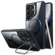Husa de protectie ESR Classic Hybrid HaloLock Kickstand compatibil cu Samsung Galaxy S26 Ultra, Transparent Black