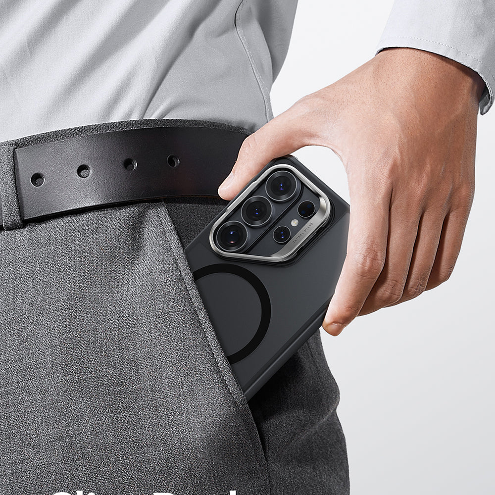 Husa de protectie ESR Classic Hybrid HaloLock Kickstand compatibil cu Samsung Galaxy S26 Ultra, Negru Mat
