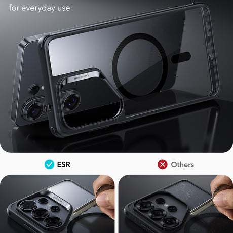Husa de protectie ESR Classic Hybrid HaloLock compatibil cu Samsung Galaxy S26 Ultra, Transparent Black