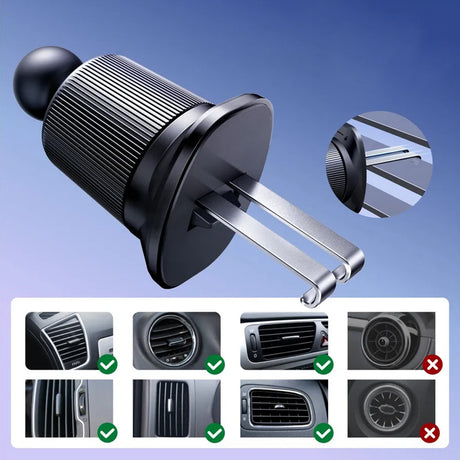 Suport Ugreen LP923 (65185), Magnetic Grip, for Air Vent, 360° Rotation, Secure Hold, Interference Free, Negru