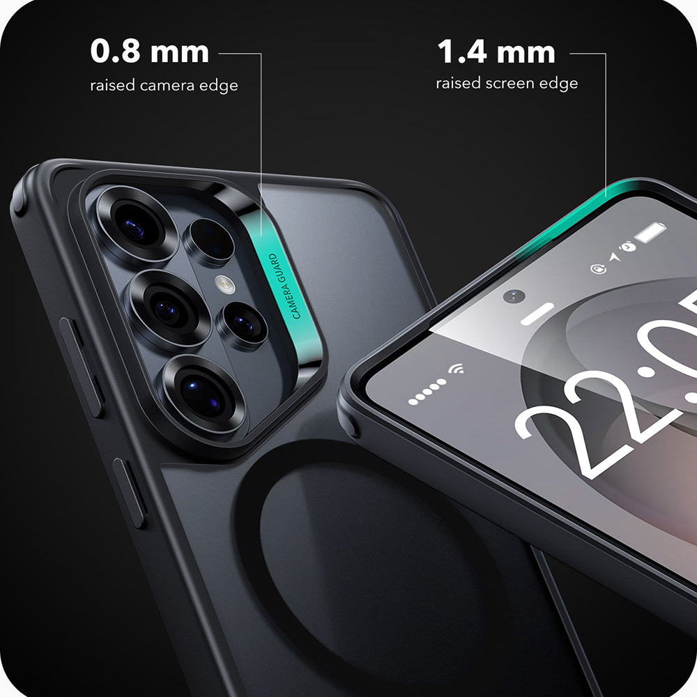 Husa de protectie ESR Classic Hybrid HaloLock compatibil cu Samsung Galaxy S26 Ultra, Negru Mat
