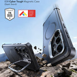 Husa de protectie ESR Cyber Armor Kickstand compatibil cu Samsung Galaxy S26 Ultra, Negru