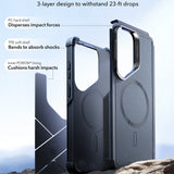 Husa de protectie ESR Cyber Armor Kickstand compatibil cu Samsung Galaxy S26 Ultra, Albastru