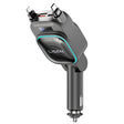 Incarcator Lisen Car (YL0224080017), 4in1, USB, Type-C, with 2x Retractable Cable, LED Display, 96W, 12V=24V, Negru