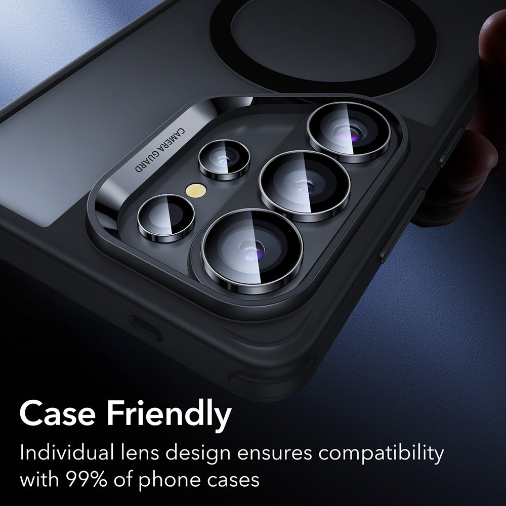 Folie de protectie ESR Armorite Camera Lens Protectors compatibil cu Samsung Galaxy S26 Ultra, Negru