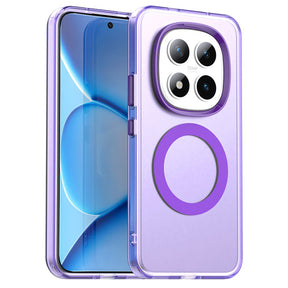 Husa de protectie Techsuit CandyCase MagSafe compatibil cu Xiaomi Redmi Note 15 Pro+ 5G / Poco M8 Pro 5G, Mov