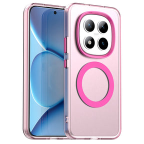 Husa de protectie Techsuit CandyCase MagSafe compatibil cu Xiaomi Redmi Note 15 Pro+ 5G / Poco M8 Pro 5G, Roz