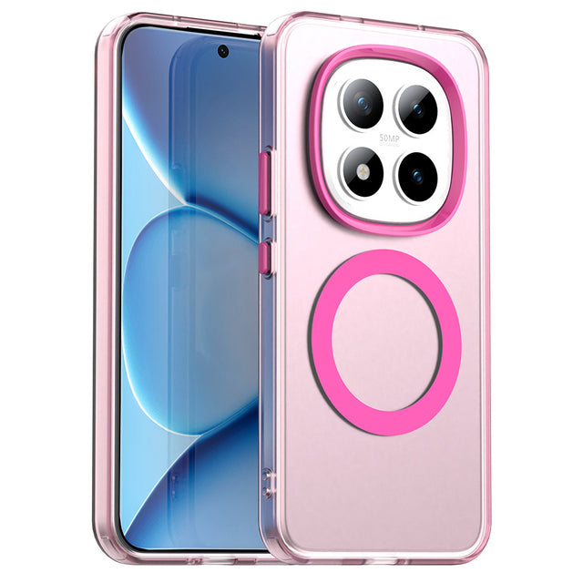 Husa de protectie Techsuit CandyCase MagSafe compatibil cu Xiaomi Redmi Note 15 Pro+ 5G / Poco M8 Pro 5G, Roz