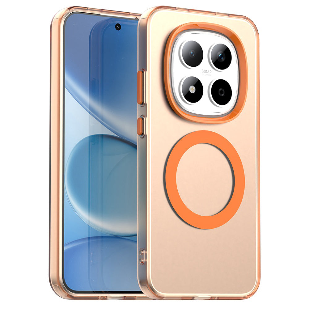 Husa de protectie Techsuit CandyCase MagSafe compatibil cu Xiaomi Redmi Note 15 Pro 5G, Portocaliu