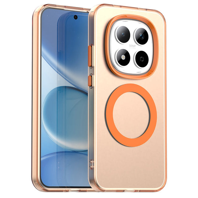 Husa de protectie Techsuit CandyCase MagSafe compatibil cu Xiaomi Redmi Note 15 Pro 5G, Portocaliu