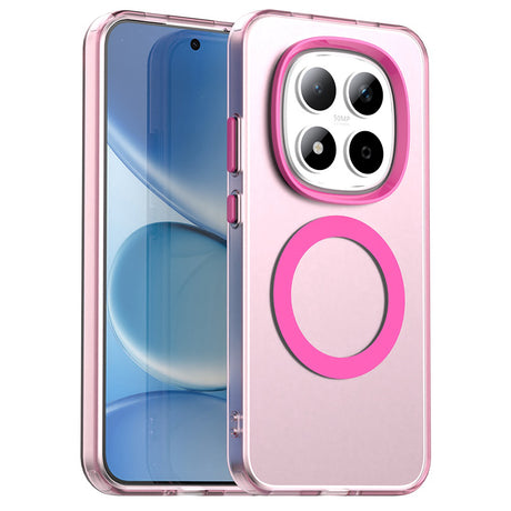 Husa de protectie Techsuit CandyCase MagSafe compatibil cu Xiaomi Redmi Note 15 Pro 5G, Roz