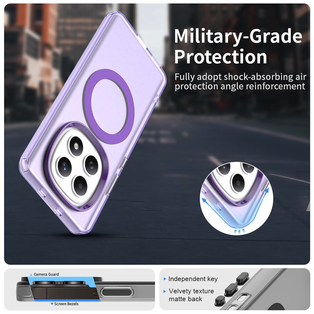 Husa de protectie Techsuit CandyCase MagSafe compatibil cu Xiaomi Redmi Note 15 5G / Note 15 4G / Poco M8 5G, Mov