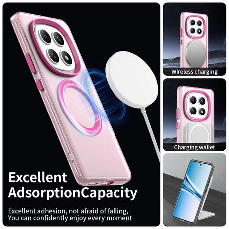 Husa de protectie Techsuit CandyCase MagSafe compatibil cu Xiaomi Redmi Note 15 5G / Note 15 4G / Poco M8 5G, Roz