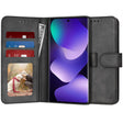 Husa de protectie Techsuit Diary Book compatibil cu Xiaomi Redmi Note 15 5G / Note 15 4G / Poco M8 5G, Negru