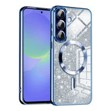 Husa de protectie Techsuit Luxury Glitter MagSafe -Samsung Galaxy A36 5G / A56 5G compatibil cu Light Blue