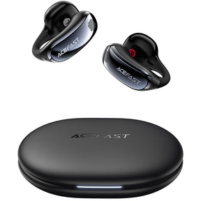 Casti Acefast Aceclip Pro (FA006), OWS Stereo, BT 5.4, Dual-mic Noise Cancelling, 400mAh, IP55, Type-C, Negru