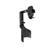 Suport Acefast- Car Holder (D63) with 2 Bases, Reliable Clamps, One-key Opening, Flexible Rod, Non‑slip Silicone, Universal, Black