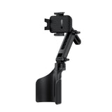 Suport Acefast- Car Holder (D63) with 2 Bases, Reliable Clamps, One-key Opening, Flexible Rod, Non‑slip Silicone, Universal, Black