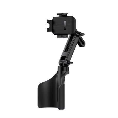Suport Acefast- Car Holder (D63) with 2 Bases, Reliable Clamps, One-key Opening, Flexible Rod, Non‑slip Silicone, Universal, Black