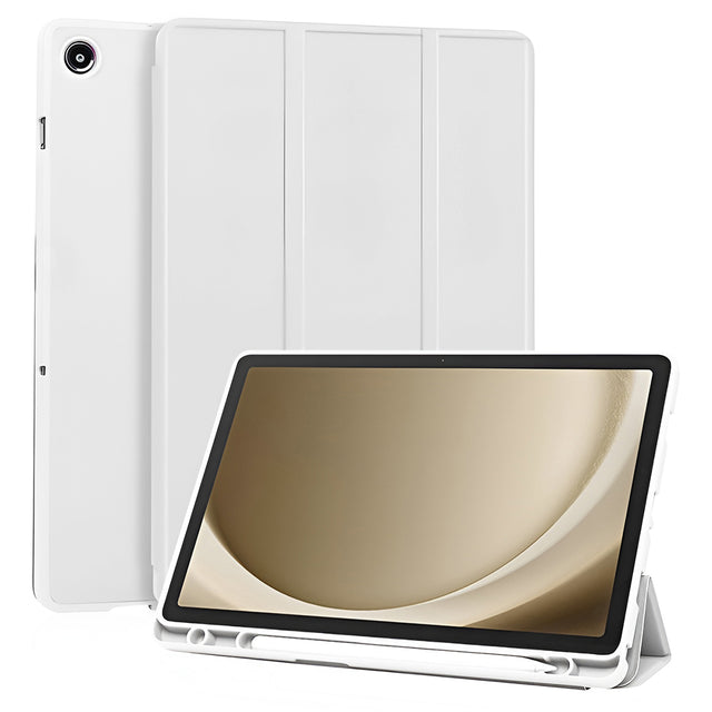 Husa de protectie tableta Techsuit Flex Trifold (with Pencil Holder) compatibil cu Samsung Galaxy Tab A11 Plus / A9 Plus, Gri