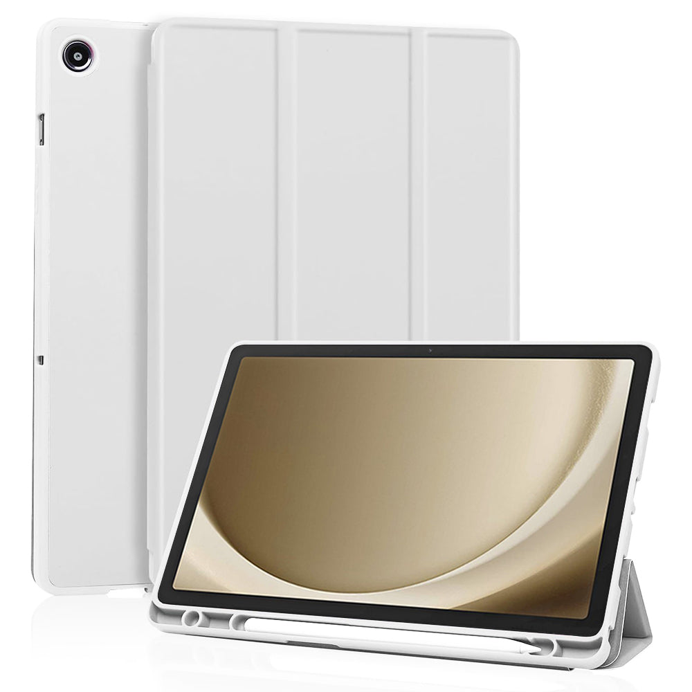 Husa de protectie tableta Techsuit Flex Trifold (with Pencil Holder) compatibil cu Samsung Galaxy Tab A9 Plus, Gri
