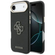 Husa de protectie Guess Hardcase Resin Logo (GUHCP17M5PS4RGGK) compatibil cu iPhone 17 Air, Negru