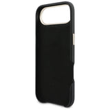 Husa de protectie Guess Hardcase Resin Logo (GUHCP17M5PS4RGGK) compatibil cu iPhone 17 Air, Negru