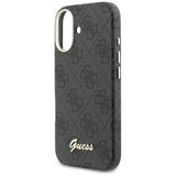Husa de protectie Guess 4G Script MagSafe (GUHMP17S5P4FWMSK) compatibil cu iPhone 17, Negru