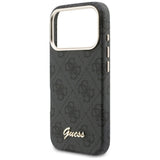 Husa de protectie Guess 4G Script MagSafe (GUHMP17L5P4FWMSK) compatibil cu iPhone 17 Pro, Negru