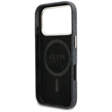 Husa de protectie Guess 4G Script MagSafe (GUHMP17L5P4FWMSK) compatibil cu iPhone 17 Pro, Negru