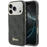 Husa de protectie Guess 4G Script MagSafe (GUHMP17X5P4FWMSK) compatibil cu iPhone 17 Pro Max, Negru