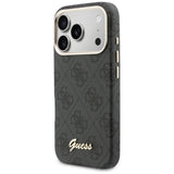 Husa de protectie Guess 4G Script MagSafe (GUHMP17X5P4FWMSK) compatibil cu iPhone 17 Pro Max, Negru